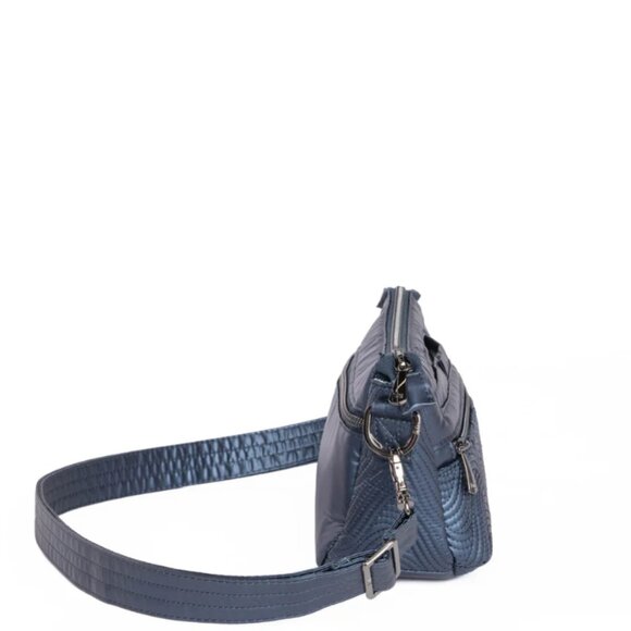 New (without tags) Lug Metallic Indigo Dash Classic Crossbody - Picture 3 of 6